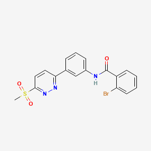 2-bromo-N-(3-(6-(methylsulfonyl)pyridazin-3-yl)phenyl)benzamide