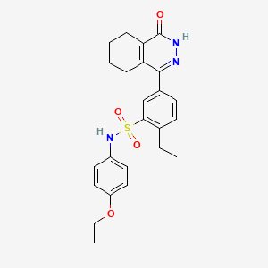 N-(4-ethoxyphenyl)-2-ethyl-5-(4-oxo-3,4,5,6,7,8-hexahydrophthalazin-1-yl)benzenesulfonamide