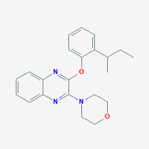 2-[2-(Butan-2-yl)phenoxy]-3-(morpholin-4-yl)quinoxaline