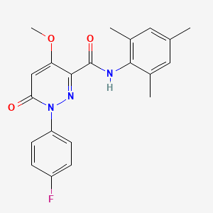 1-(4-fluorophenyl)-N-mesityl-4-methoxy-6-oxo-1,6-dihydropyridazine-3-carboxamide