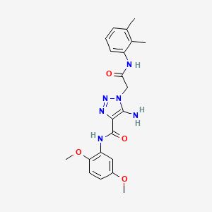 5-amino-N-(2,5-dimethoxyphenyl)-1-{2-[(2,3-dimethylphenyl)amino]-2-oxoethyl}-1H-1,2,3-triazole-4-carboxamide