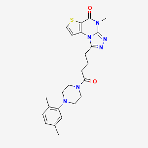 1-(4-(4-(2,5-Dimethylphenyl)piperazin-1-yl)-4-oxob