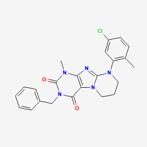 3-benzyl-9-(5-chloro-2-methylphenyl)-1-methyl-7,8-dihydro-6H-purino[7,8-a]pyrimidine-2,4-dione