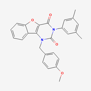 3-(3,5-dimethylphenyl)-1-(4-methoxybenzyl)benzofuro[3,2-d]pyrimidine-2,4(1H,3H)-dione