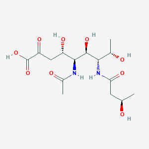 B011283 5-Acetamido-3,5,7,9-tetradeoxy-7-(3-hydroxybutyramido)nonulosonic acid CAS No. 100343-04-2
