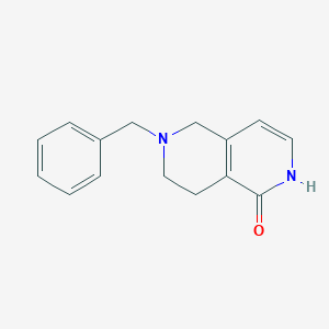 molecular formula C15H16N2O B112830 6-苄基-5,6,7,8-四氢-2,6-萘啶-1(2H)-酮 CAS No. 601514-62-9
