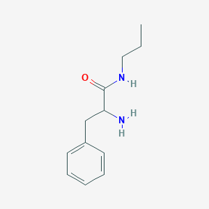 molecular formula C12H18N2O B112831 2-氨基-3-苯基-N-丙基丙酰胺 CAS No. 60322-30-7