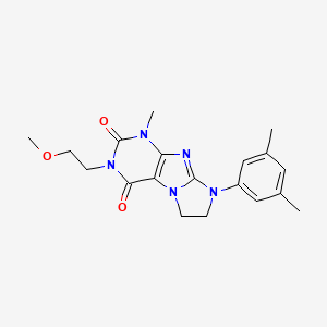 8-(3,5-dimethylphenyl)-3-(2-methoxyethyl)-1-methyl-7,8-dihydro-1H-imidazo[2,1-f]purine-2,4(3H,6H)-dione