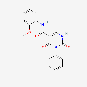 N-(2-ethoxyphenyl)-3-(4-methylphenyl)-2,4-dioxo-1,2,3,4-tetrahydropyrimidine-5-carboxamide