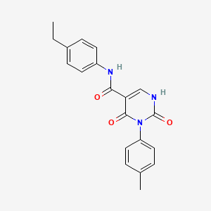 N-(4-ethylphenyl)-3-(4-methylphenyl)-2,4-dioxo-1,2,3,4-tetrahydropyrimidine-5-carboxamide