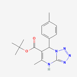 Tert-butyl 5-methyl-7-(4-methylphenyl)-4,7-dihydrotetrazolo[1,5-a]pyrimidine-6-carboxylate