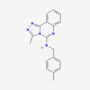 3-methyl-N-(4-methylbenzyl)[1,2,4]triazolo[4,3-c]quinazolin-5-amine