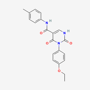 3-(4-ethoxyphenyl)-N-(4-methylphenyl)-2,4-dioxo-1,2,3,4-tetrahydropyrimidine-5-carboxamide