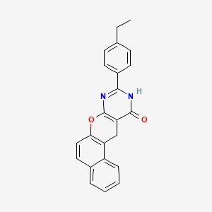 2-(4-ethylphenyl)-4,5-dihydro-3H-12-oxa-1,3-diazatetraphen-4-one