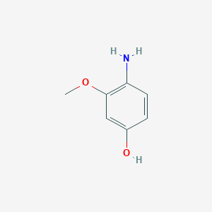 molecular formula C7H9NO2 B112844 4-氨基-3-甲氧基苯酚 CAS No. 61638-01-5