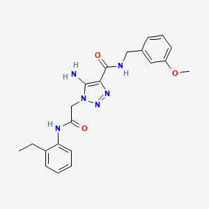 5-amino-1-{2-[(2-ethylphenyl)amino]-2-oxoethyl}-N-(3-methoxybenzyl)-1H-1,2,3-triazole-4-carboxamide