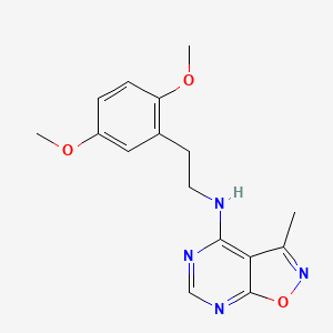 N-[2-(2,5-dimethoxyphenyl)ethyl]-3-methyl-[1,2]oxazolo[5,4-d]pyrimidin-4-amine