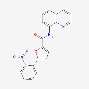 5-(2-nitrophenyl)-N-(quinolin-8-yl)furan-2-carboxamide