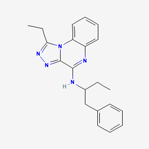 1-ethyl-N-(1-phenylbutan-2-yl)[1,2,4]triazolo[4,3-a]quinoxalin-4-amine