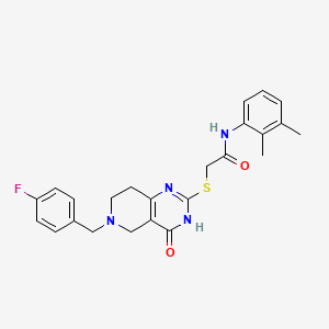 N-(2,3-dimethylphenyl)-2-{[6-(4-fluorobenzyl)-4-oxo-3,4,5,6,7,8-hexahydropyrido[4,3-d]pyrimidin-2-yl]sulfanyl}acetamide