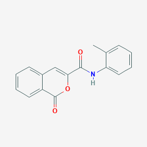 N-(2-methylphenyl)-1-oxo-1H-isochromene-3-carboxamide