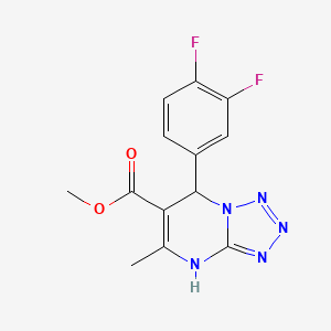 Methyl 7-(3,4-difluorophenyl)-5-methyl-4,7-dihydrotetrazolo[1,5-a]pyrimidine-6-carboxylate