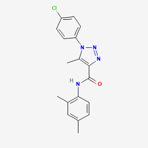 1-(4-chlorophenyl)-N-(2,4-dimethylphenyl)-5-methyl-1H-1,2,3-triazole-4-carboxamide