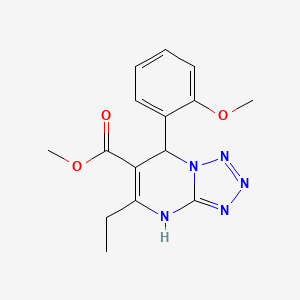 Methyl 5-ethyl-7-(2-methoxyphenyl)-4,7-dihydrotetrazolo[1,5-a]pyrimidine-6-carboxylate