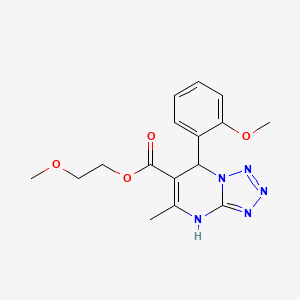 2-Methoxyethyl 7-(2-methoxyphenyl)-5-methyl-4,7-dihydrotetrazolo[1,5-a]pyrimidine-6-carboxylate