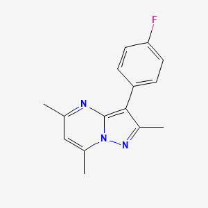 3-(4-Fluorophenyl)-2,5,7-trimethylpyrazolo[1,5-a]pyrimidine