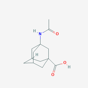 molecular formula C13H19NO3 B112855 3-乙酰氨基-金刚烷-1-羧酸 CAS No. 6240-00-2