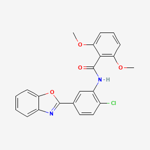 N-[5-(1,3-benzoxazol-2-yl)-2-chlorophenyl]-2,6-dimethoxybenzamide