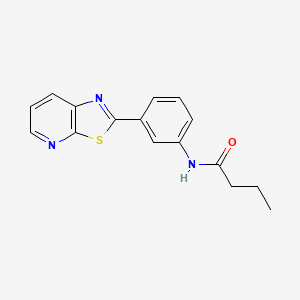 N-(3-{[1,3]Thiazolo[5,4-B]pyridin-2-YL}phenyl)butanamide