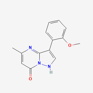 3-(2-Methoxyphenyl)-5-methylpyrazolo[1,5-a]pyrimidin-7-ol