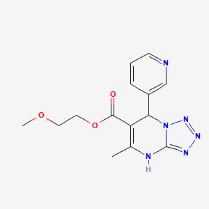 2-Methoxyethyl 5-methyl-7-(pyridin-3-yl)-4,7-dihydrotetrazolo[1,5-a]pyrimidine-6-carboxylate