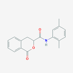 N-(2,5-dimethylphenyl)-1-oxo-3,4-dihydro-1H-isochromene-3-carboxamide