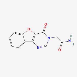 2-(4-oxobenzofuro[3,2-d]pyrimidin-3(4H)-yl)acetamide