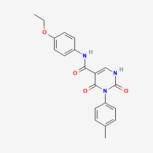 N-(4-ethoxyphenyl)-3-(4-methylphenyl)-2,4-dioxo-1,2,3,4-tetrahydropyrimidine-5-carboxamide