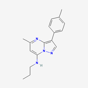 5-methyl-3-(4-methylphenyl)-N-propylpyrazolo[1,5-a]pyrimidin-7-amine