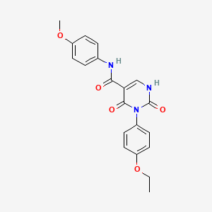 3-(4-ethoxyphenyl)-N-(4-methoxyphenyl)-2,4-dioxo-1,2,3,4-tetrahydropyrimidine-5-carboxamide