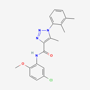 N-(5-chloro-2-methoxyphenyl)-1-(2,3-dimethylphenyl)-5-methyl-1H-1,2,3-triazole-4-carboxamide