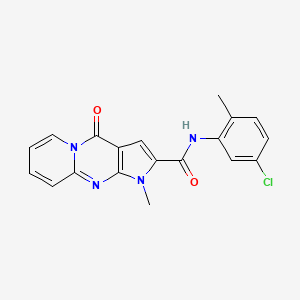 N-(5-chloro-2-methylphenyl)-1-methyl-4-oxo-1,4-dihydropyrido[1,2-a]pyrrolo[2,3-d]pyrimidine-2-carboxamide