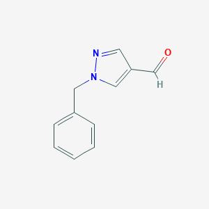 molecular formula C11H10N2O B112871 1-Benzyl-1H-pyrazole-4-carbaldehyde CAS No. 63874-95-3