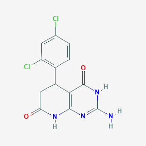 2-amino-5-(2,4-dichlorophenyl)-4-hydroxy-5,8-dihydropyrido[2,3-d]pyrimidin-7(6H)-one