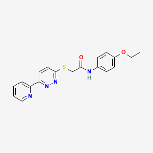 N-(4-ethoxyphenyl)-2-((6-(pyridin-2-yl)pyridazin-3-yl)thio)acetamide