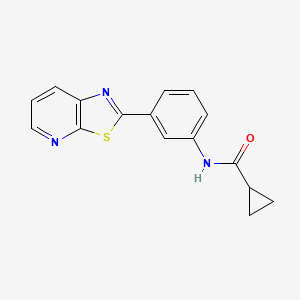 N-(3-{[1,3]Thiazolo[5,4-B]pyridin-2-YL}phenyl)cyclopropanecarboxamide