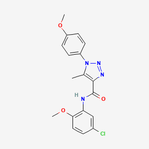 N-(5-chloro-2-methoxyphenyl)-1-(4-methoxyphenyl)-5-methyl-1H-1,2,3-triazole-4-carboxamide