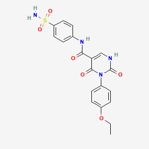 3-(4-ethoxyphenyl)-2,4-dioxo-N-(4-sulfamoylphenyl)-1,2,3,4-tetrahydropyrimidine-5-carboxamide