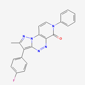 3-(4-fluorophenyl)-2-methyl-7-phenylpyrazolo[5,1-c]pyrido[4,3-e][1,2,4]triazin-6(7H)-one