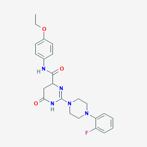 N-(4-ethoxyphenyl)-2-[4-(2-fluorophenyl)piperazin-1-yl]-6-oxo-3,4,5,6-tetrahydropyrimidine-4-carboxamide